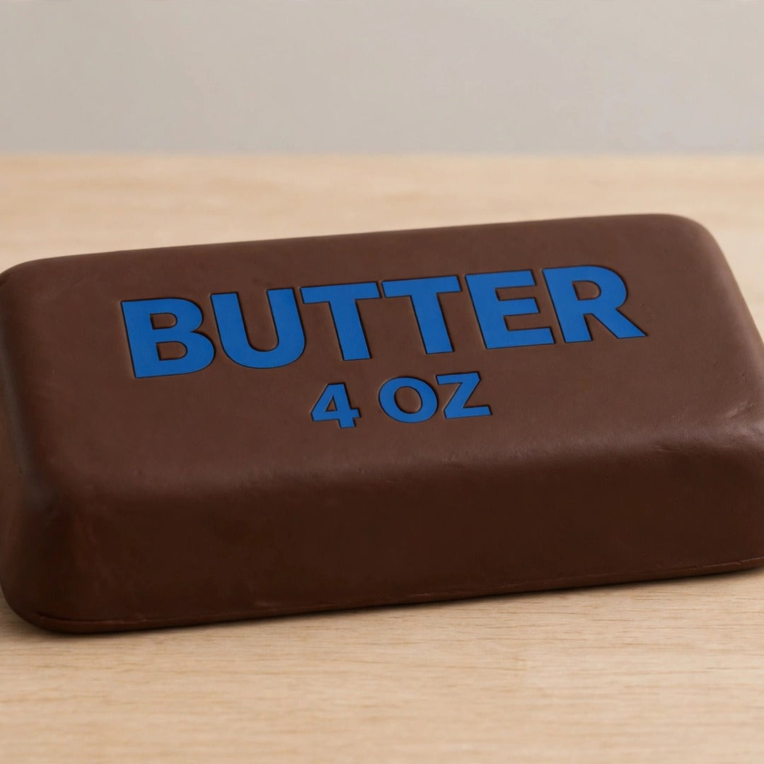 Wet Soft Butter Strip Slow Rebound Squeezing Toy Decompression Model