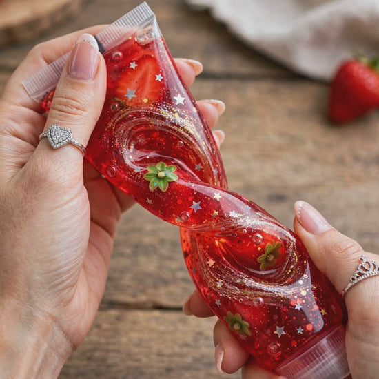 Strawberry Sparkle Tube squishy animation