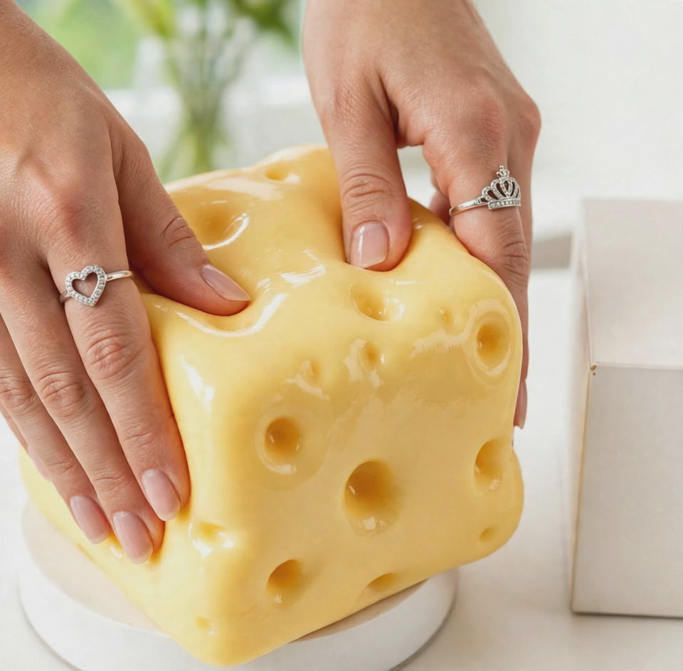 Cheese Block squishy animation