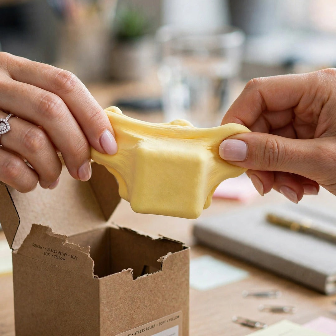 Yellow Box squishy lifestyle photo 3